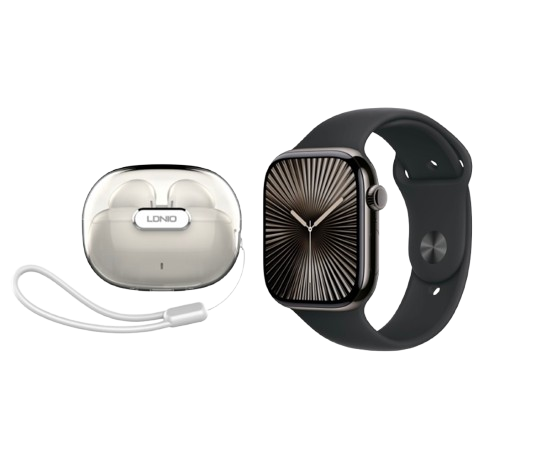 Ultra Smart Watch + LDNIO Bluetooth Earbuds Bundle